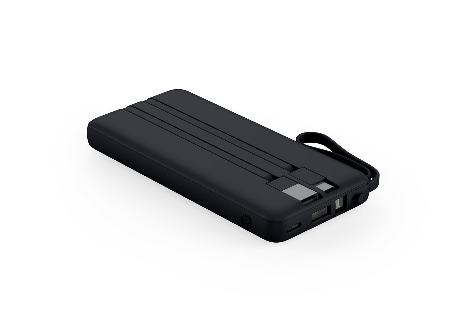 Saiviek 10000mah Power Bank with built -in cables